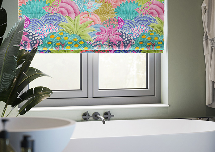 Kolkata Velvet, Rainbow - Roman Blind - Image 5